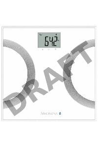 Весы напольные электронные Medisana BS 444 Connect макс.180кг белый