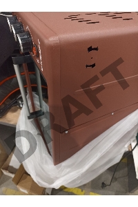 (Поврежденная упаковка, имеет повреждения, на внешней стороне дна, вмятина. На функционал не влияет) Мини-печь KRAFT KF-MO3804KR красный