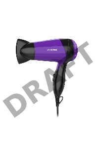 Фен Starwind SHP6102 1600Вт черный/фиолетовый