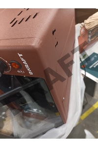 (Поврежденная упаковка, имеет повреждения, на внешней стороне дна, вмятина. На функционал не влияет) Мини-печь KRAFT KF-MO3804KR красный