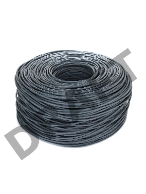 Кабель Telecom Кабель Ultra FTP кат. 5е 4 пары (305м) (0.48mm) CCA серый TFS44050E