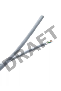 Кабель Telecom Кабель Ultra FTP кат. 5е 4 пары (305м) (0.48mm) CCA серый TFS44050E