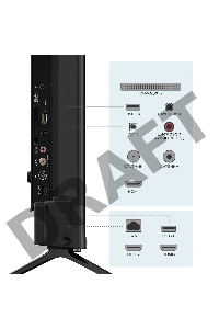 Телевизор Триколор 4K Ultra HD 43” Smart (+1 год подписки), черный