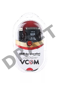 Кабель AM/LPT 1.8м VCOM Кабель-адаптер USB -> LPT (прямое подключение к LPT порту принтера), VUS7052