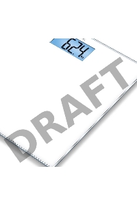 Весы напольные электронные Sanitas SGS 03 макс.150кг белый