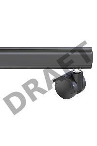 Стол для ноутбука Cactus VM-FDS101B столешница МДФ черный 70x52x105см (CS-FDS101BBK)