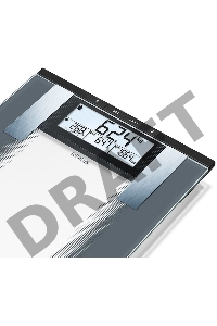 Весы напольные электронные Sanitas SBG 21 макс.180кг прозрачный