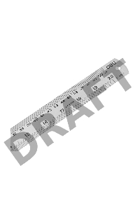 Линейка стальная Deli DL8050Y 500мм Нержавеющая сталь