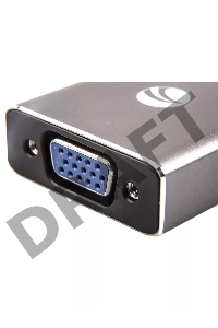 Aдаптер USB 3.1 Type-Cm --> VGA(f) 1080@60Hz, Aluminum Shell, VCOM <CU421T>