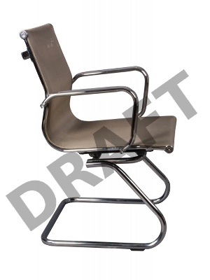 Кресло руководителя Бюрократ CH-993-Low/gold низкая спинка золотистый сетка крестовина хром