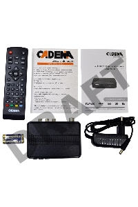 Цифровой телевизионный DVB-T2 ресивер CADENA CDT-1791SB