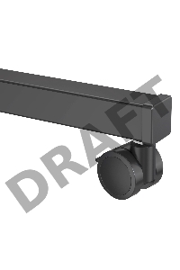 Стол для ноутбука Cactus VM-FDS102 столешница МДФ черный 80x60x121см (CS-FDS102BBK)