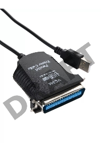 Кабель AM/LPT 1.8м VCOM Кабель-адаптер USB -> LPT (прямое подключение к LPT порту принтера), VUS7052