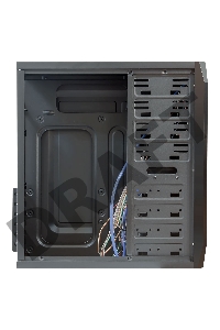 Корпус Miditower SP Winard 3010 w/o PSU  black/silver 2*USB 2*Audio 24pin ATX