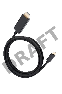 Кабель-адаптер VCOM CU423C-1.8M USB 3.1 Type-Cm --> HDMI A(m) 3840x2160@30Hz, 1.8m