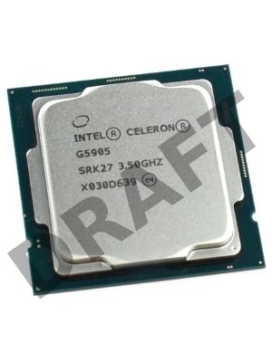 Процессор Intel Celeron G5905 Soc-1200 (CM8070104292115S RK27) (3.5GHz/Intel UHD Graphics 610) OEM
