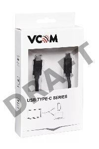Кабель VCOM CU400-1M USB 3.1 Type C  5Гб/с ,3А, Power Deliwery. длина 1M, VCOM  <CU400-1M>