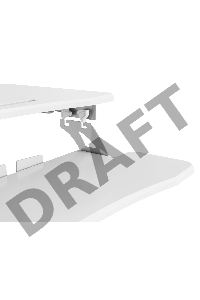 Стол для ноутбука Cactus VM-FDS108 столешница МДФ белый 71x39.2x110см (CS-FDS108WWT)