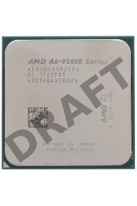 Процессор AMD Bristol Ridge A6 2C/2T 9500E (3.0/3.4GHz,1MB,35W,AM4) tray,Radeon R5 Series