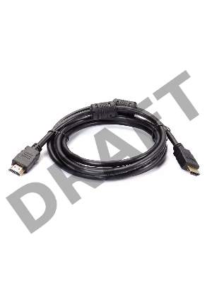 Кабель Telecom HDMI-19M --- HDMI-19M ver 2.0+3D/Ethernet,2 фильтра 2m <TCG200F-2M> 