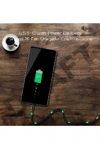 Кабель VCOM CU400-1M USB 3.1 Type C  5Гб/с ,3А, Power Deliwery. длина 1M, VCOM  <CU400-1M>