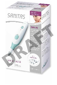 Маникюрно-педикюрный набор Sanitas SMA36 насадок в компл.:7шт белый