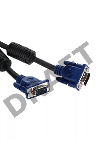 Кабель AOpen <ACG341AD-10M> монитор-SVGA card (15M-15M) 10м 2 фильтра