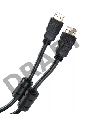 Кабель HDMI-19M --- HDMI-19M ver 2.0+3D/Ethernet,2 фильтра 7.5m Telecom <TCG200F-7.5M>    