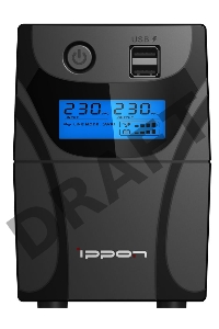 Источник бесперебойного питания Ippon Back Power Pro II 600 360Вт 600ВА черный