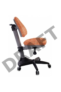 Кресло детское Бюрократ KD-2/G/GIRAFFE оранжевый жираф