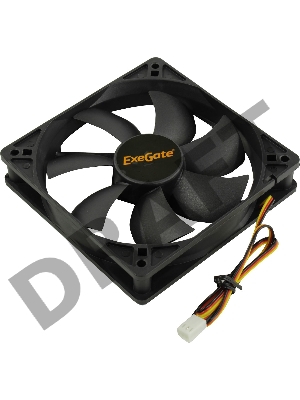 Вентилятор ExeGate EX166176RUS Mirage-S 120x120x25 подшипник скольжения, 1200 RPM, 25dB, 3pin