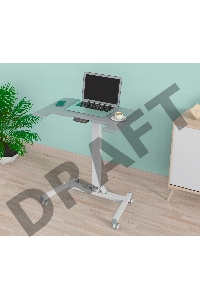 Стол для ноутбука Cactus VM-FDE101 столешница МДФ серый 80x60x123см (CS-FDE101WGY)