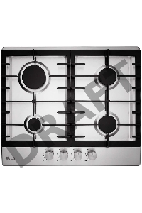 Газовая варочная поверхность LG HU641BAG2 нержавеющая сталь