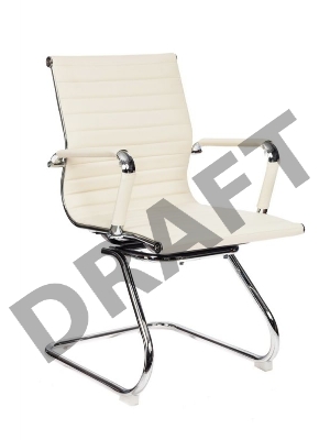 Кресло Бюрократ CH-883-LOW-V/IVORY низкая спинка слоновая кость искусственная кожа