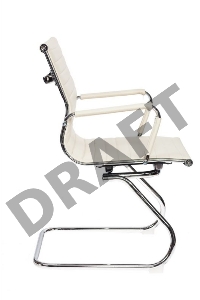 Кресло Бюрократ CH-883-LOW-V/IVORY низкая спинка слоновая кость искусственная кожа