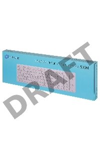 Клавиатура Oklick 500M белый USB slim Multimedia