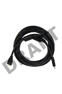 Кабель HDMI 19M/M ver 2.0, 5М, 2 фильтра  Aopen <ACG711D-5M>      