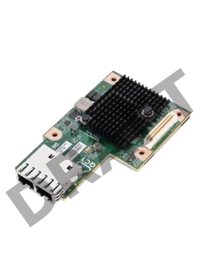 Сетевой контроллер Quanta 1GbE i357-T2 Dual Port RJ45 форм-фактора Mezzanine S5S MEZZ 1G_D_RJ45, BKT SINGLE ASSY 1HY9ZZZ094W