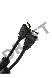 Кабель HDMI 19M/M ver 2.0, 5М, 2 фильтра  Aopen <ACG711D-5M>      