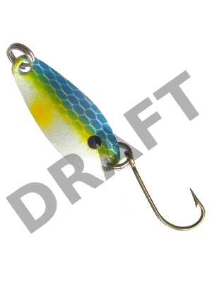 Блесна колеблющаяся SANSAN San-Spoon Delta 3S 3 г код цв. 348