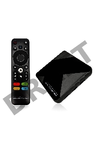 Приставка SMART TV GOLDMASTER I-925 4/32Gb, android TV, пульт IR+BT Voice, WiFi 6