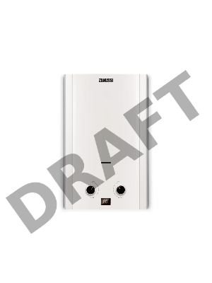 Газовая колонка ZANUSSI GWH 6 FONTE LPG для работы на баллонном/сжиженном газе