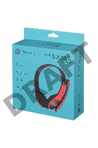 Наушники с микрофоном Oklick HS-M150 черный 2.2м накладные оголовье (NO-003N)