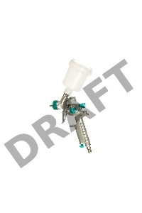 Краскопульт пневматический STELS ag 810 hvlp 57361  гравитационный сопло 0.8мм и 1мм