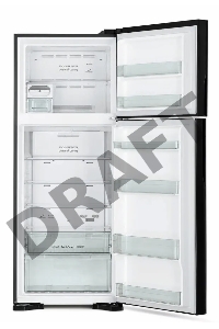 Холодильник Hitachi R-VG540PUC7 GBK черное стекло (двухкамерный)