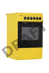 Плита Электрическая Лысьва EF4002MK00 желтый (без крышки)