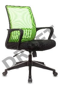 Кресло Бюрократ MC-201/SD/TW-11 спинка сетка салатовый TW-03A сиденье черный TW-11