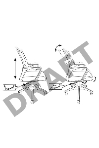 Кресло Бюрократ MC-201/SD/TW-11 спинка сетка салатовый TW-03A сиденье черный TW-11