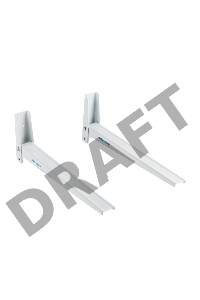 Кронштейн для СВЧ-печей Kromax MICRO-4 new white, max 20 кг, настенный, от стены 310 мм.