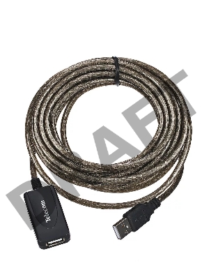 Кабель USB2.0-repeater, удлинительный активный <Am-->Af> 5м, Telecom <TUS7049-5M>